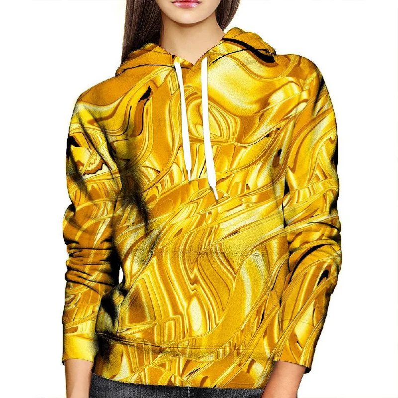 Gold Womens Hoodie