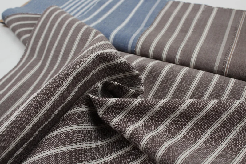 Quick Sale Light-Weight Cotton Stripes for Shirting - 7 Variants Available