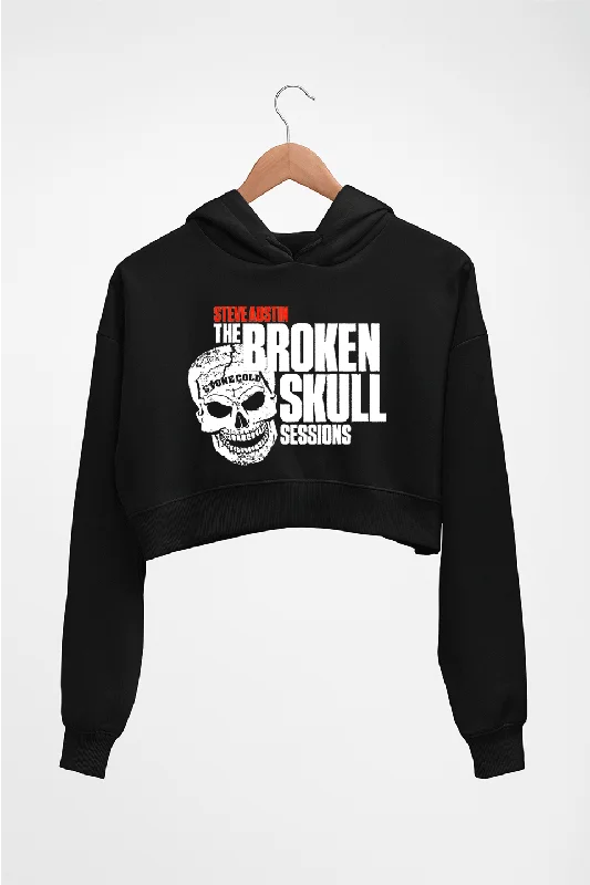 Stone Cold Steve Austin (WWE) Crop HOODIE FOR WOMEN