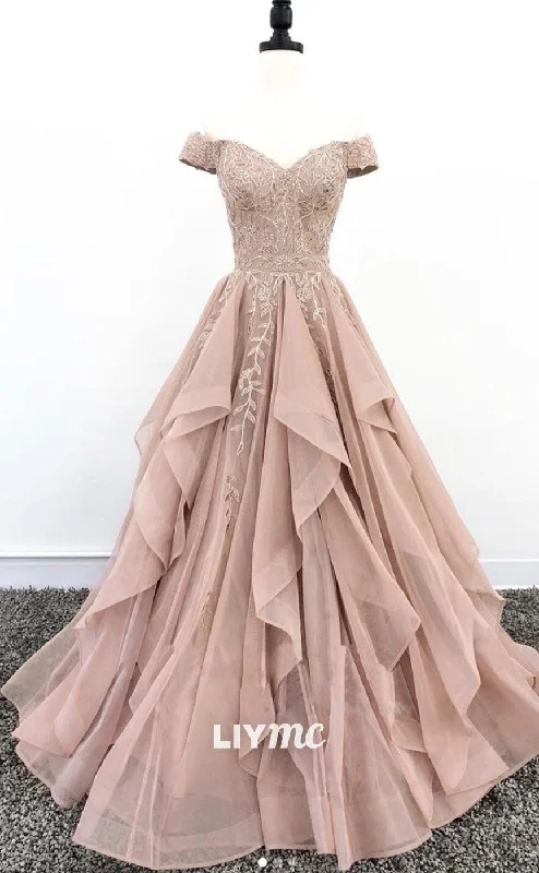 Midnight Madness LP1920 - Elegant off Shoulder Lace Long Prom Dress, Lace Evening Dress Midnight Madness LP1920 - Elegant off Shoulder Lace Long Prom Dress, Lace Evening Dress