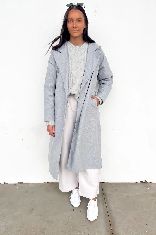 Overstock Jai Coat Grey