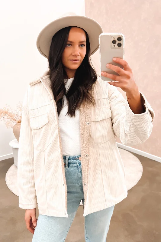 Now or Never Jones Jacket Beige