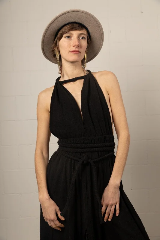 Black Itzia Dress - Spiritum Tulum