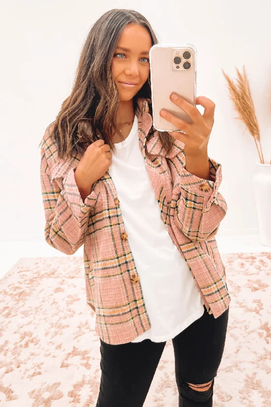 Instant Discount Lotty Shacket Pink