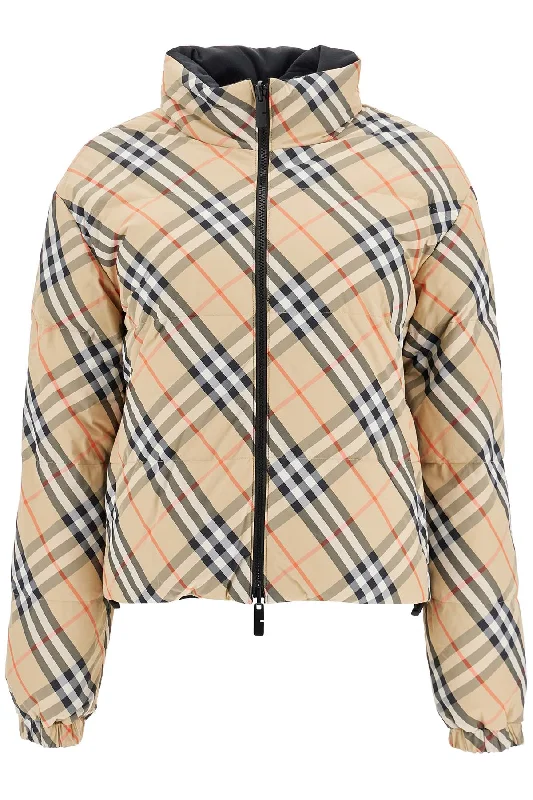 Value Deals BURBERRY short reversible down jacket