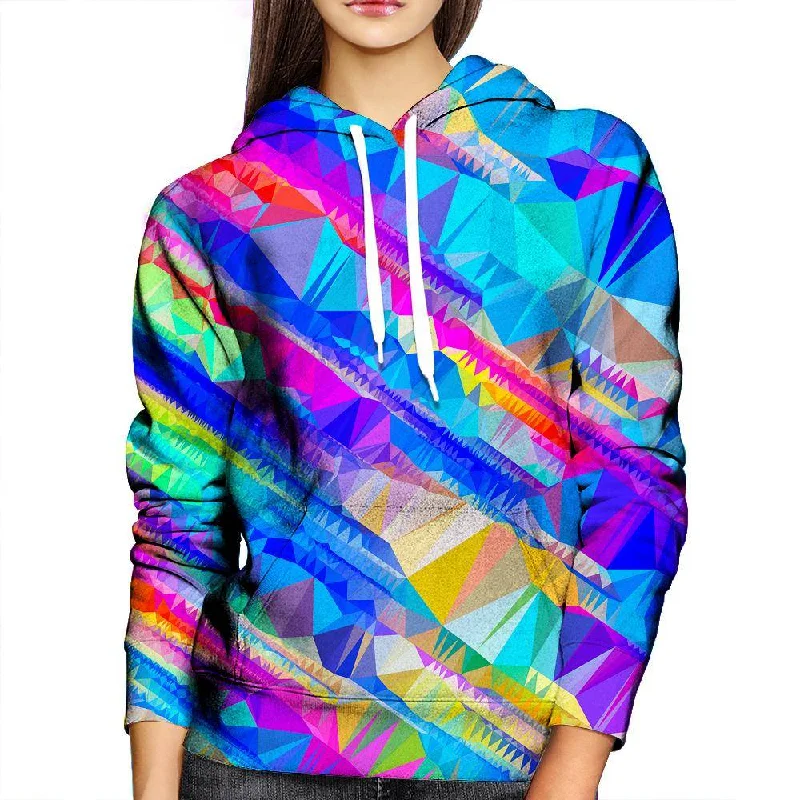 Bright Shapes Womens Hoodie