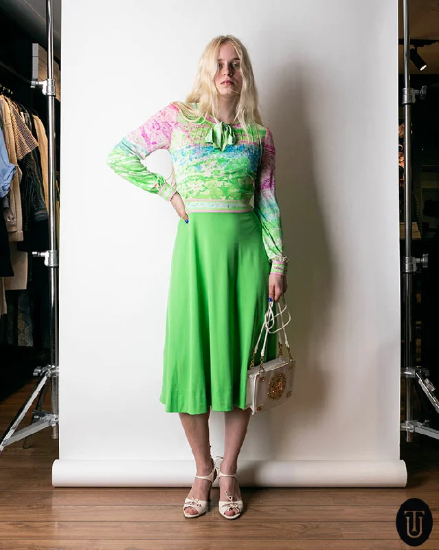 Unbeatable Prices 1970s Leonard Printed Silk Jersey Dress S