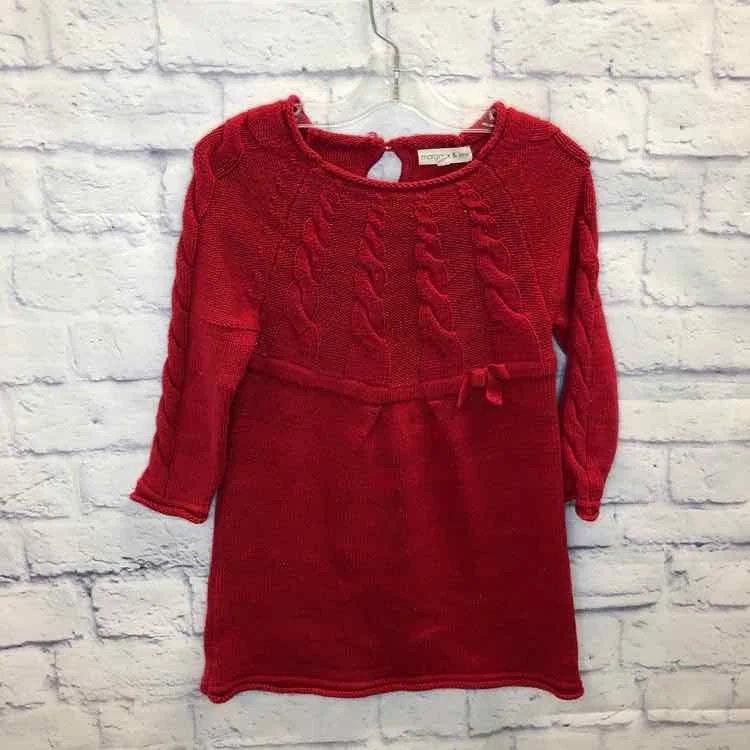 New Deals Margaux & Lexi Red Size 5 Girls Dress