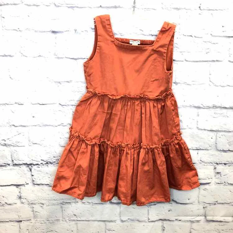 Act Fast Habitual Girl Orange Size 4T Girls Dress