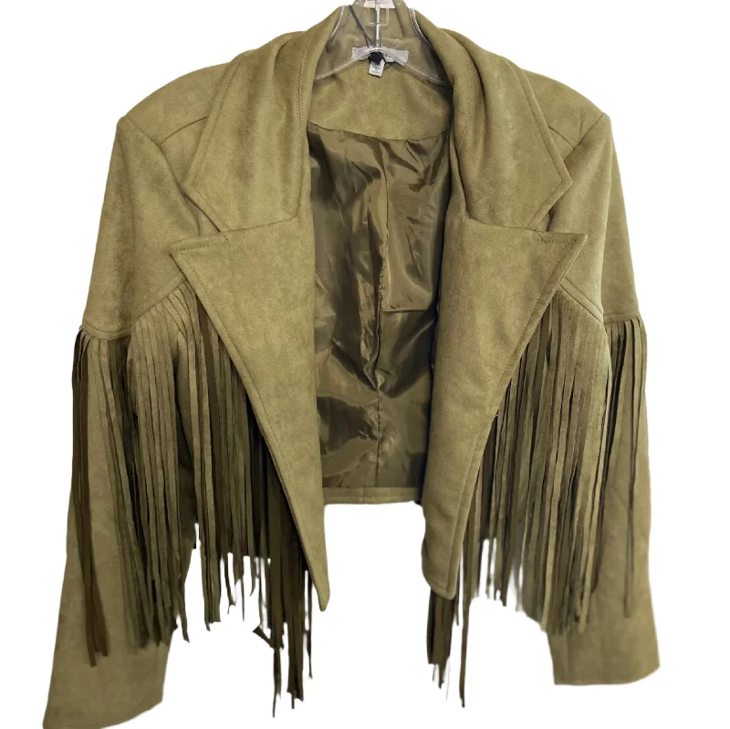 Price Cut Olive Moto Jacket