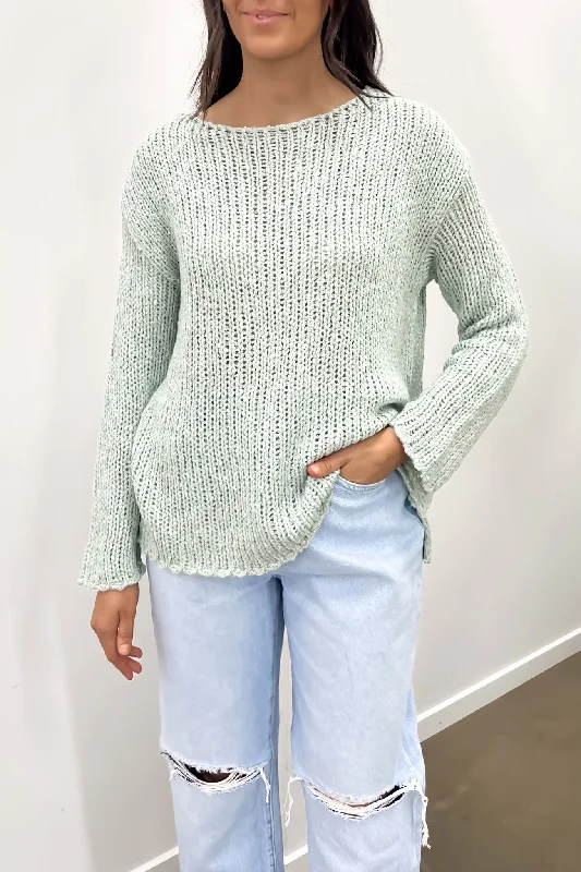 Early Bird Discount Narelle Knit Jumper Mint