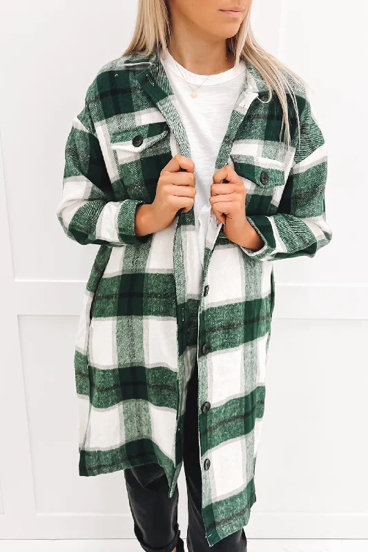 Price Reduction Jude Shacket Green