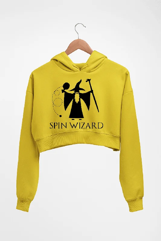 Take Advantage Table Tennis (TT) Wizard Crop HOODIE FOR WOMEN