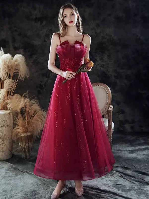 Special Discount Amazing Evening Dress A-Line Sweetheart Neck Lace Floor-Length Sleeveless Party Dresses Burgundy Pageant Dress Special Discount Amazing Evening Dress A-Line Sweetheart Neck Lace Floor-Length Sleeveless Party Dresses Burgundy Pageant Dress