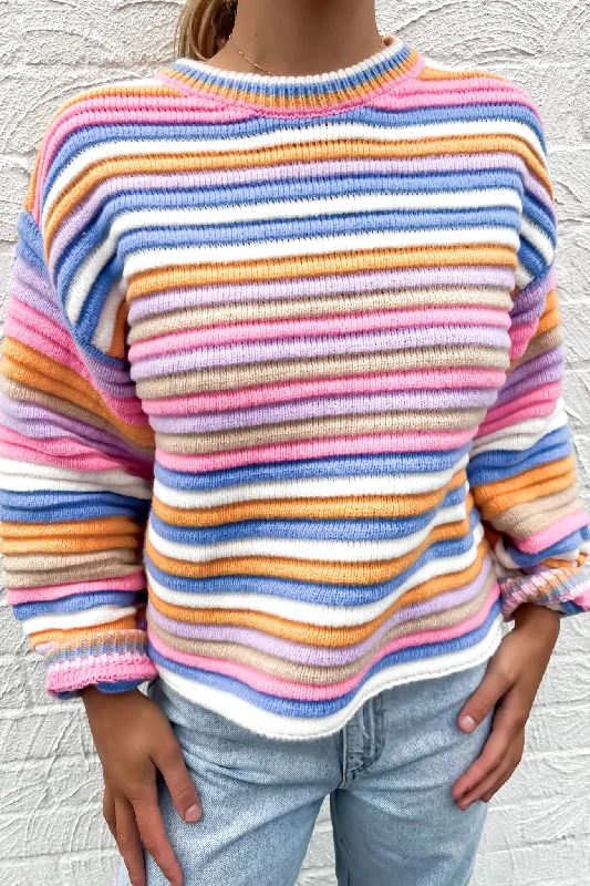 Doorbuster Deal Abba Knit Rainbow