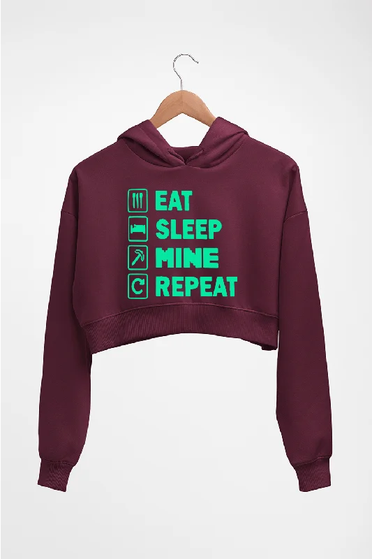 Minecraft Crop HOODIE FOR WOMEN