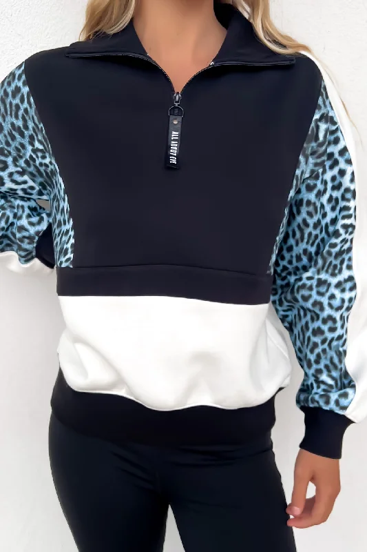 Limited Time Ski Lodge 1/4 Zip Black