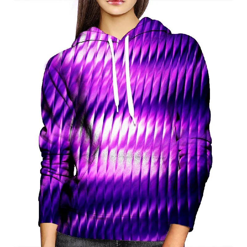 Purple Reflection Womens Hoodie