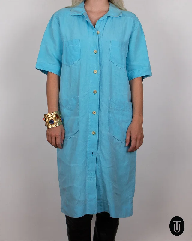 New Markdowns Hermès 1980s Linen Summer Dress L