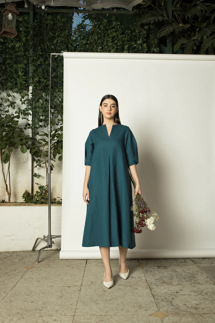 Price Fest Pleated A-Line Maxi