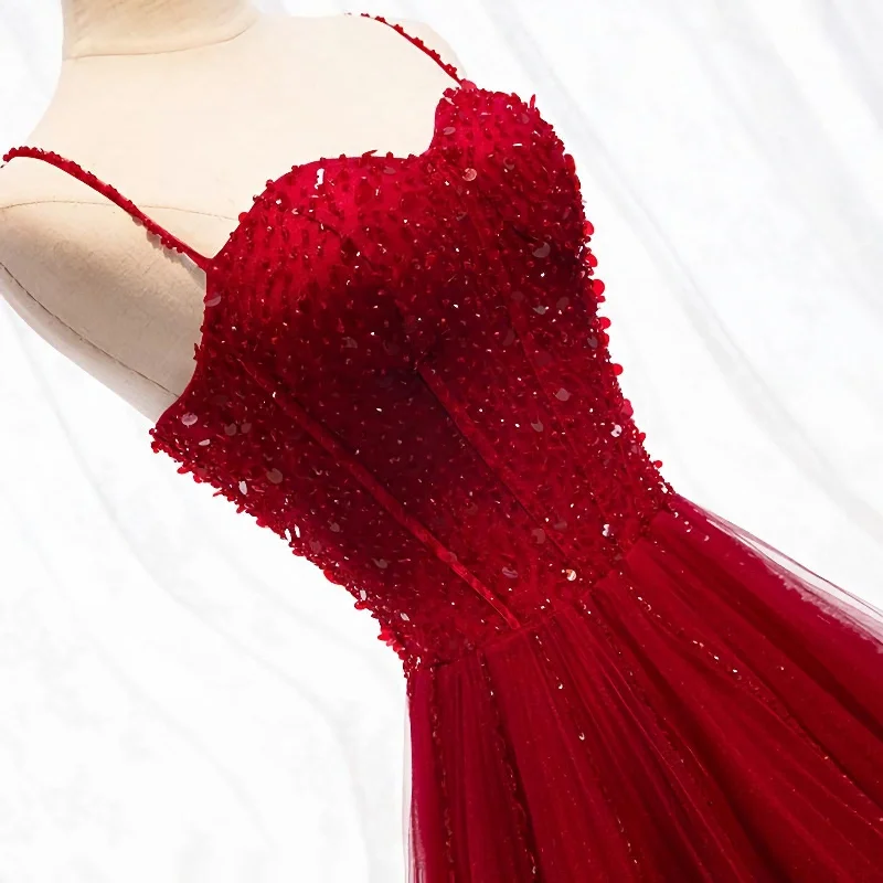 Lowest Price Prom Dresses, Beaded Sweetheart Long Formal Dress, Junior Prom Dress