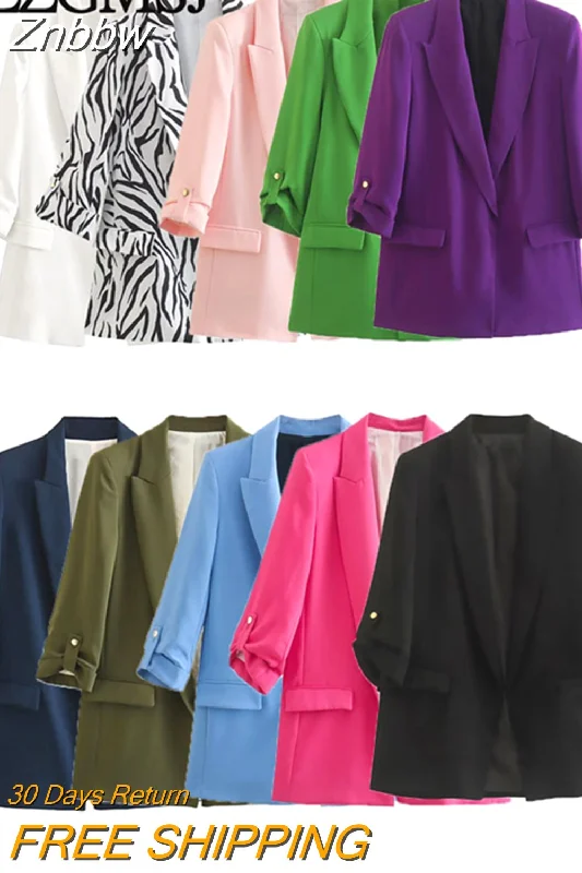 Members Only Znbbw TRAF Women Animal Print Zebra Blazer Elegant Chic Fashion Suit Jacket Casual Coat Female Outerwear Outfit Clothing Members Only Znbbw TRAF Women Animal Print Zebra Blazer Elegant Chic Fashion Suit Jacket Casual Coat Female Outerwear Outfit Clothing
