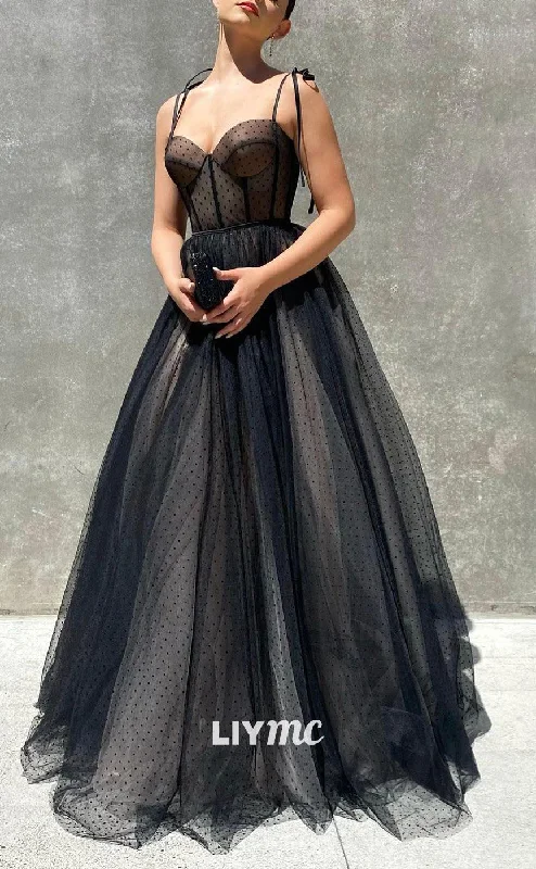 Huge Discounts LP2076 - Semi-Sweetheart Spaghetti Straps Tulle A-Line Ball Gown Prom Dress Huge Discounts LP2076 - Semi-Sweetheart Spaghetti Straps Tulle A-Line Ball Gown Prom Dress