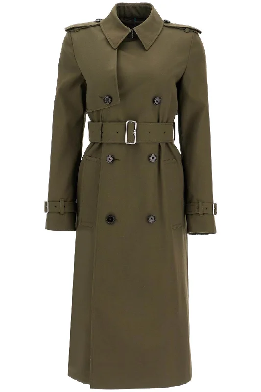 Time-Limited Offer BURBERRY double-breasted trench coat with