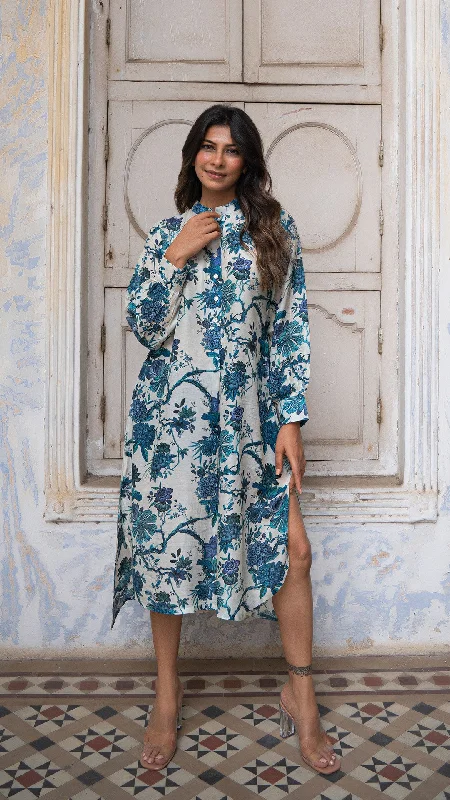 Lowest Price NEELA FLORAL KAFTAN IN SOFT SILK