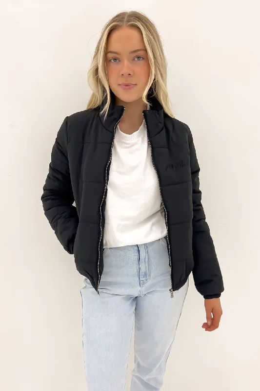 Deal Mania Classic Puffer Jacket Black