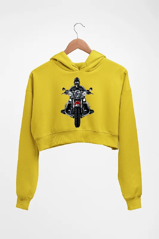 Members Only Biker Crop HOODIE FOR WOMEN