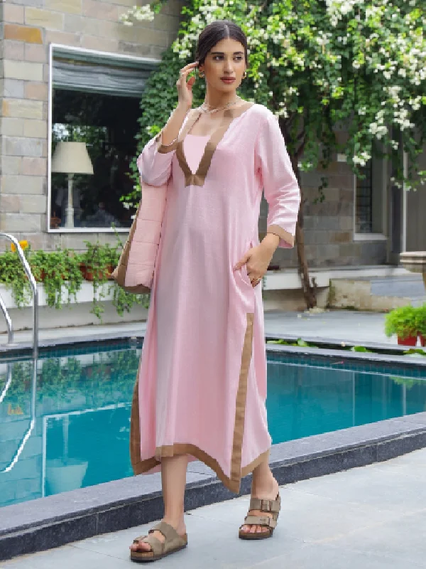 Year-End Clearance Resort Pink Maxi Dress