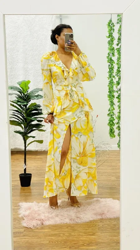 Yellow printed