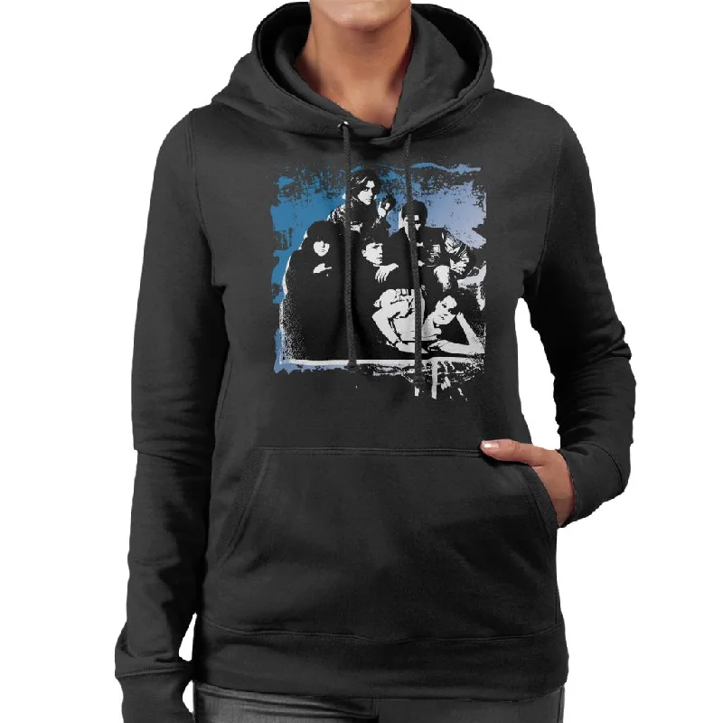 The Breakfast Club Characters Together Brush Stroke Women's Hooded Sweatshirt