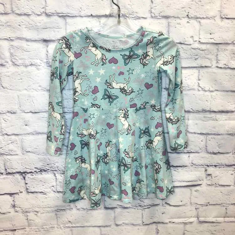 Midnight Madness Childrens Place Green Size 5 Girls Dress