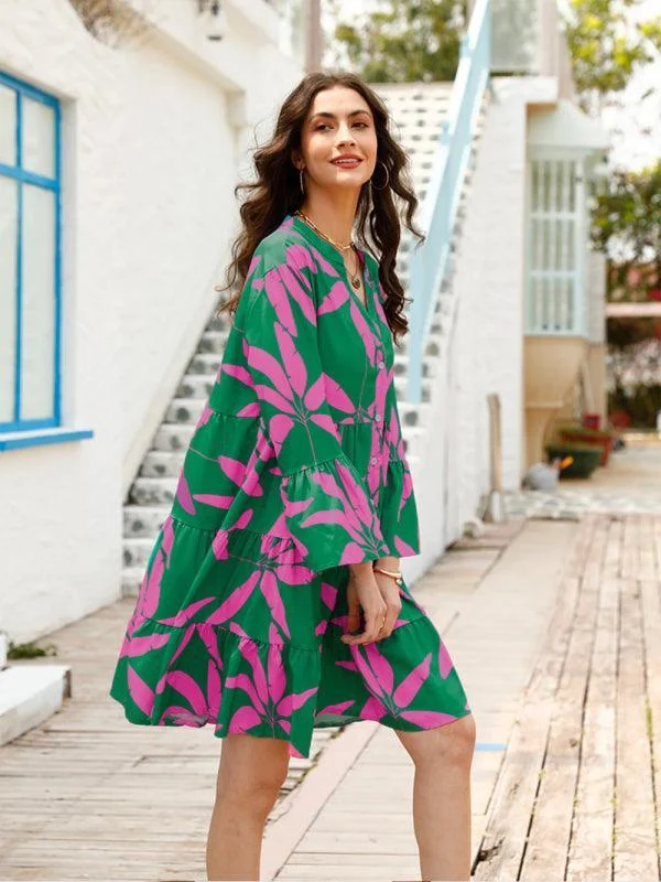 Daily Deals Floral Loose Babydoll Dress