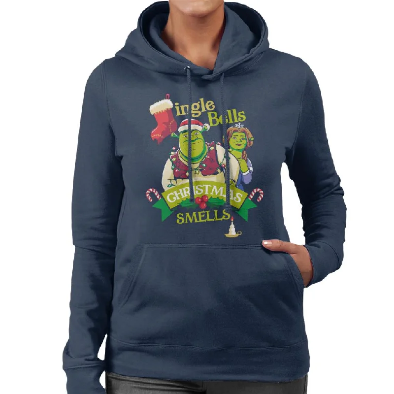 Limited Time Discount Shrek Christmas Jingle Bells Christmas Smells Women's Hooded Sweatshirt Limited Time Discount Shrek Christmas Jingle Bells Christmas Smells Women's Hooded Sweatshirt