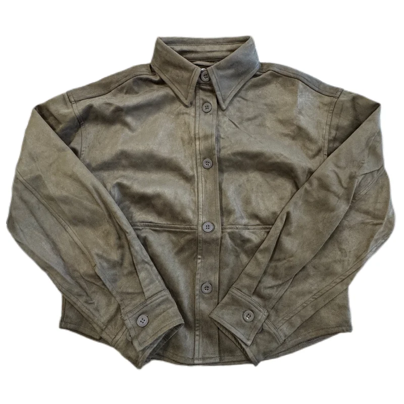 Closeout Suede Cropped Jacket