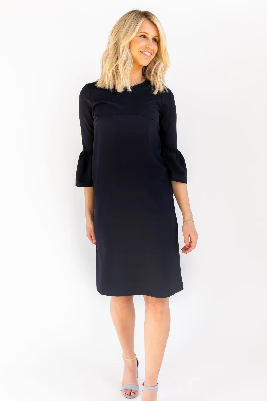 Reduced Prices XS Navy - Harper & Bay Bell Sleeve Nursing Dress