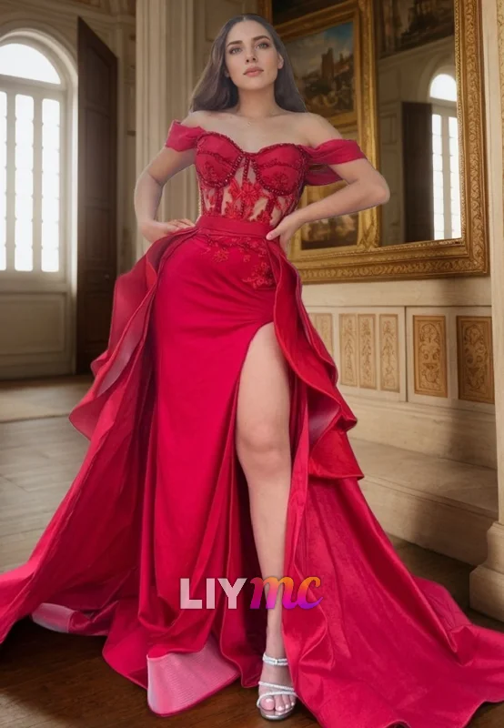 Incredible Offers LP2325 - Sweetheart Sleeveless Appliques Sheer Appliques Sheath Prom Dress Incredible Offers LP2325 - Sweetheart Sleeveless Appliques Sheer Appliques Sheath Prom Dress