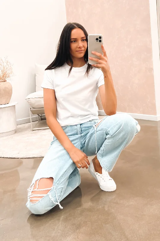 Unbeatable Prices Everyday Tee White