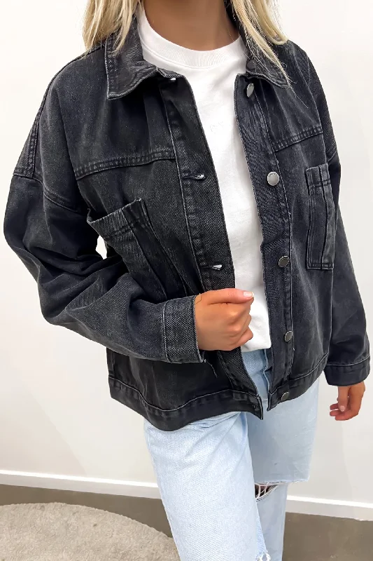 Midnight Madness Sydney Jacket Washed Black
