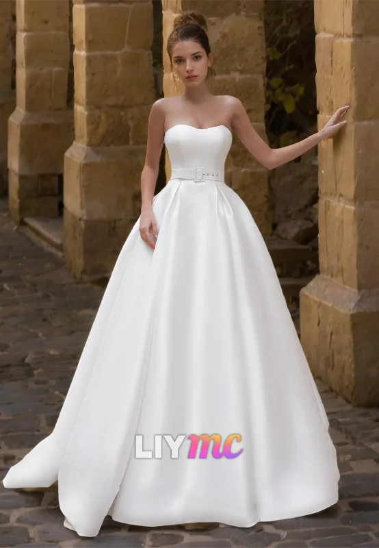 Extra Discounts Off-Shoulder Long Sleeves Lace Appliques Pleated Satin A-Line Wedding Dress Extra Discounts Off-Shoulder Long Sleeves Lace Appliques Pleated Satin A-Line Wedding Dress