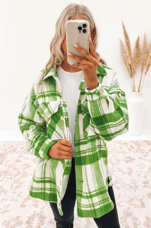Anniversary Sale Zoey Shacket Green