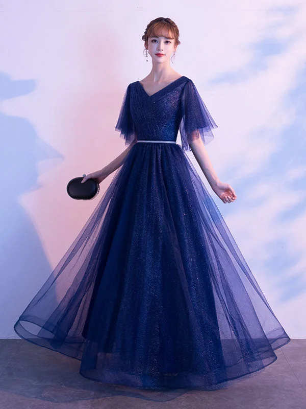 Can't Miss Amazing Evening Dress A Line V Neck Matte Satin Floor Length Sequins Formal Party Dresses Can't Miss Amazing Evening Dress A Line V Neck Matte Satin Floor Length Sequins Formal Party Dresses