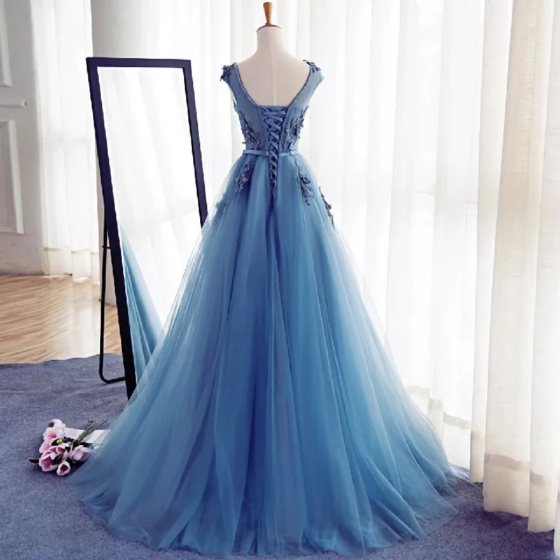 Special Price Appliques A Line Prom Dresses, Long Prom Dresses, Cheap Prom Dresses, Evening Dress, Prom Gowns Formal Women Dress, Prom Dress
