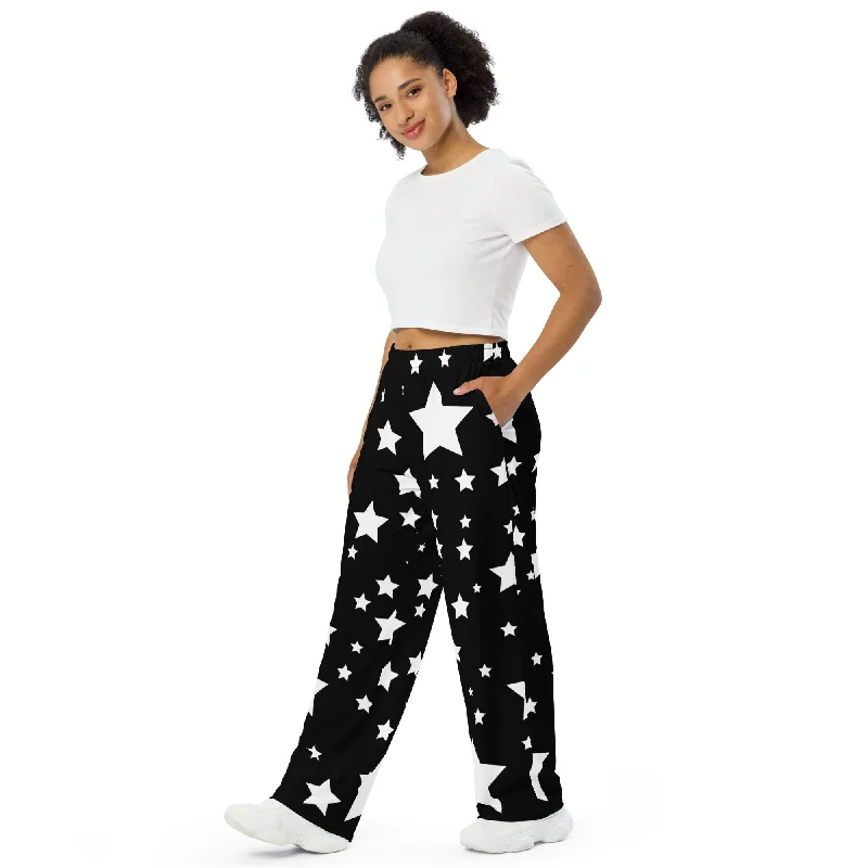 Unisex wide-leg pants