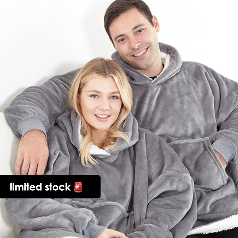 Grand Opening Sale Oversized Cosy Reversible Unisex Hoodie (MRK X)