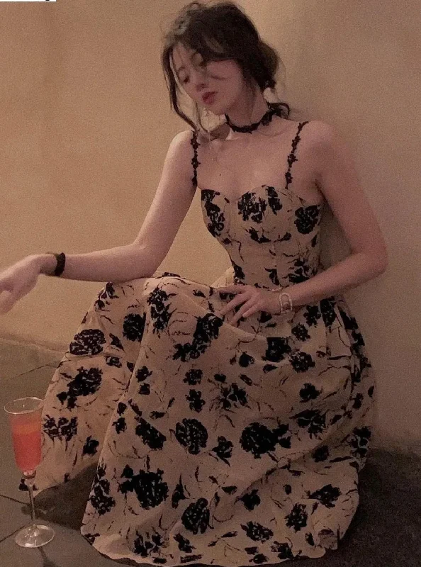 Limited Quantity New Fashion Spaghetti Elegant Strap Dress