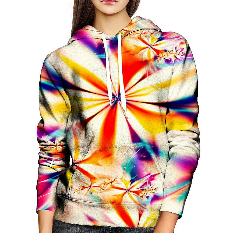 Blinding Flower Womens Hoodie